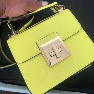 ALDO Chiadda Bright Yellow Women's Top Handle Cross Body Handbag